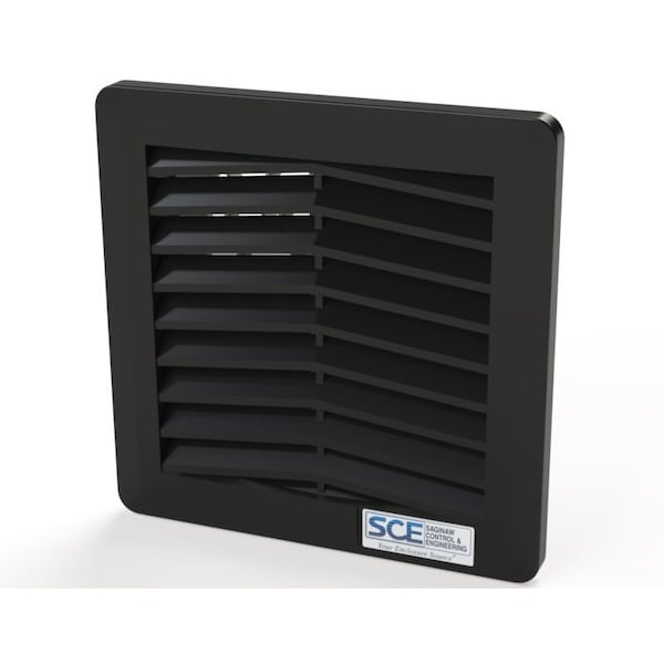 Saginaw Control & Engineering Filter, 4.20 in. H x 4.20 in. W x 2 in. L, PVC, ABS SCE-N3RFGA33 - main